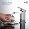 Kibi Waterfall Single Handle Bathroom Vanity Sink Faucet with Pop Up Drain C-KBF1004CH-KPW100CH - alternate 6
